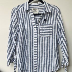 NWT Abercrombie & Fitch Striped Blouse